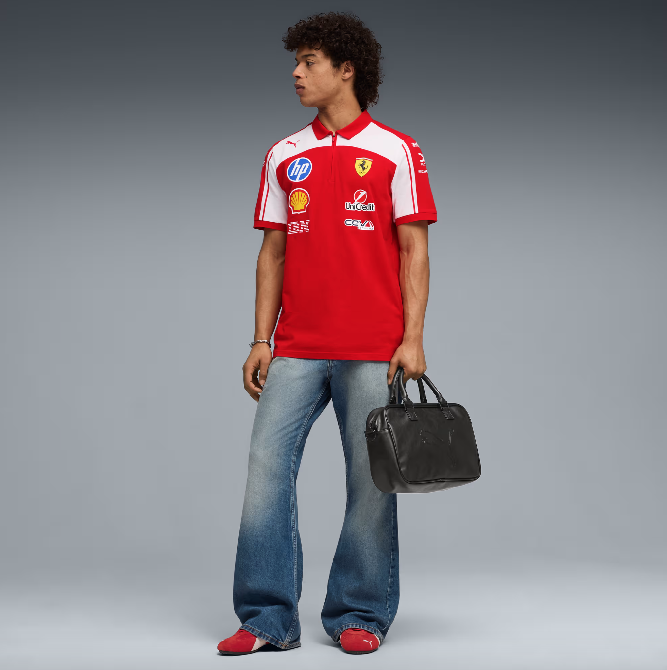 Polo unisex réplica Scuderia Ferrari HP - Imagen 3