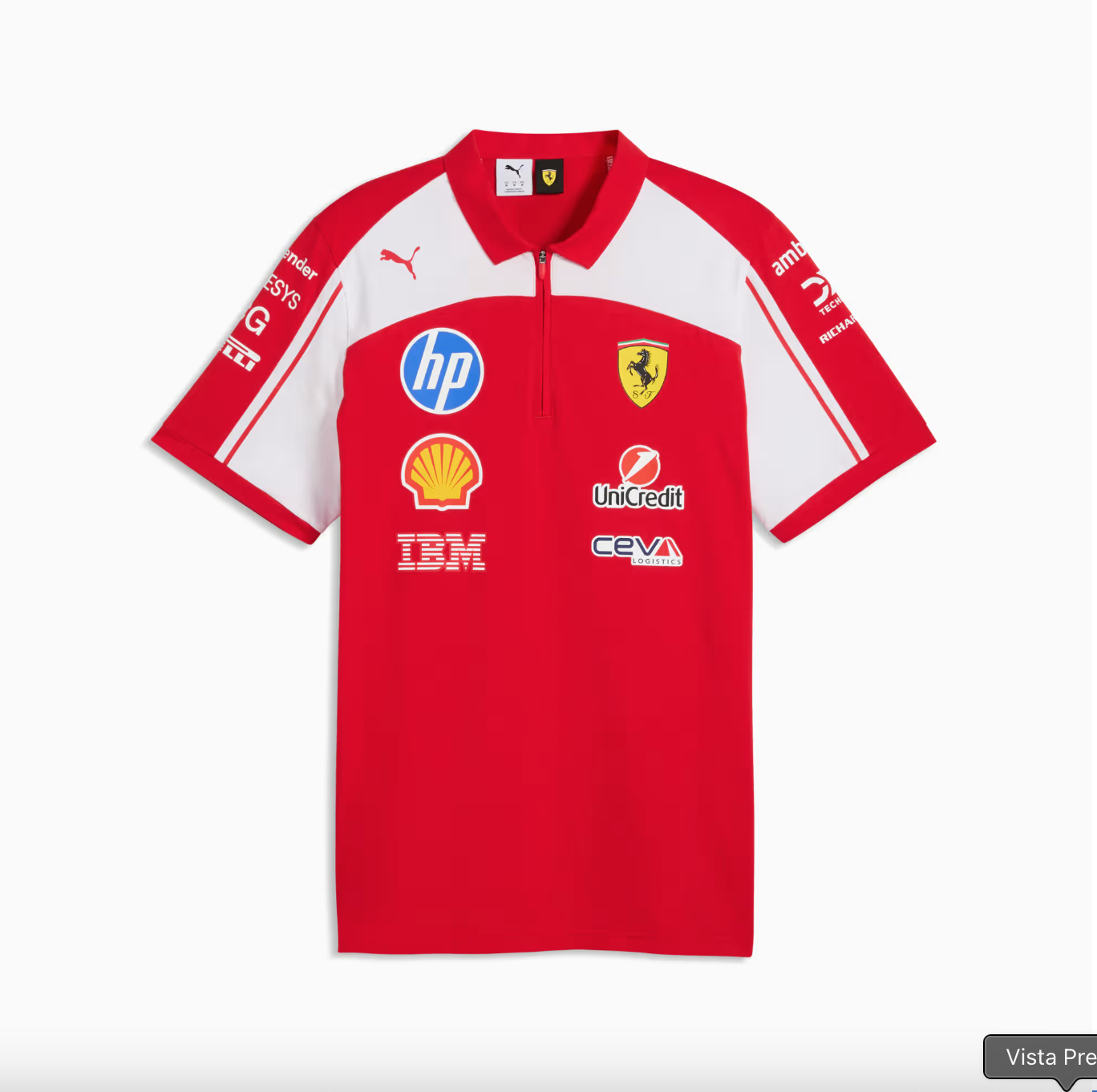 Polo unisex réplica Scuderia Ferrari HP