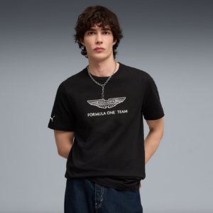 AMF1 ESSENTIAL BIG LOGO TEE MENS BLACK