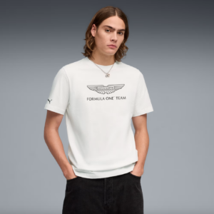 AMF1 ESSENTIAL BIG LOGO TEE MENS WHITE