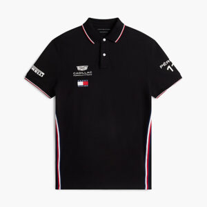 TOMMY HILFIGER CADILLAC F1  CHECO #11 POLO MENS BLACK