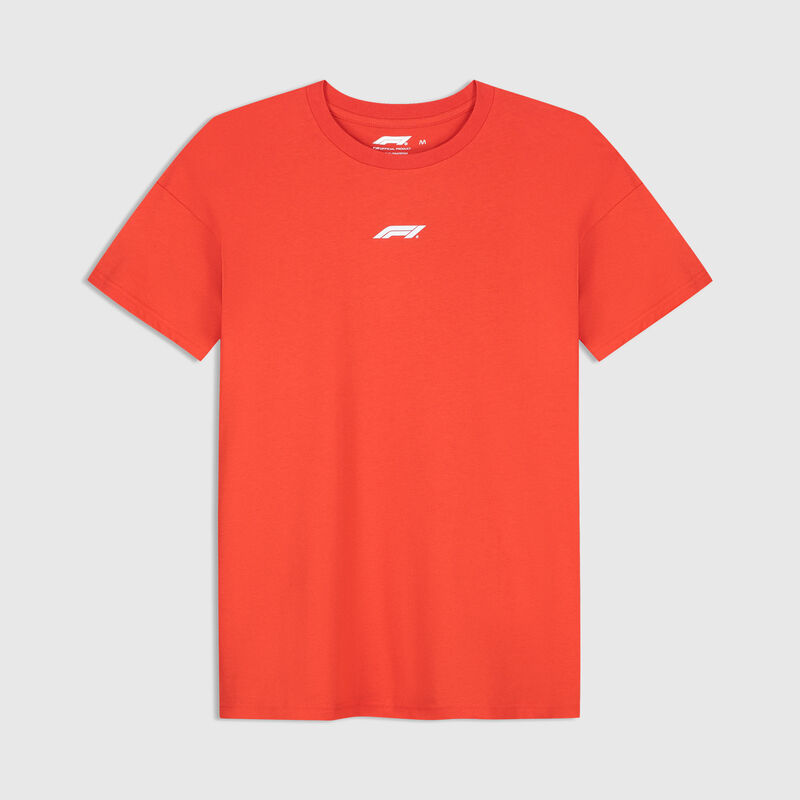 F1 FW RACING LINE TEE HOT RED
