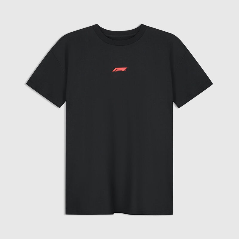 F1 FW RACING LINE TEE TRUE BLACK