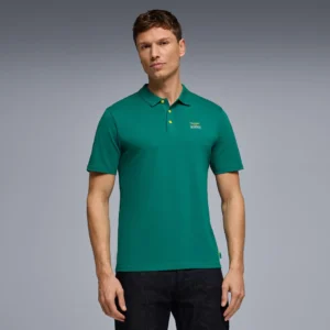 ASTON MARTIN F1 FW SEASONAL POLO GREEN LUX