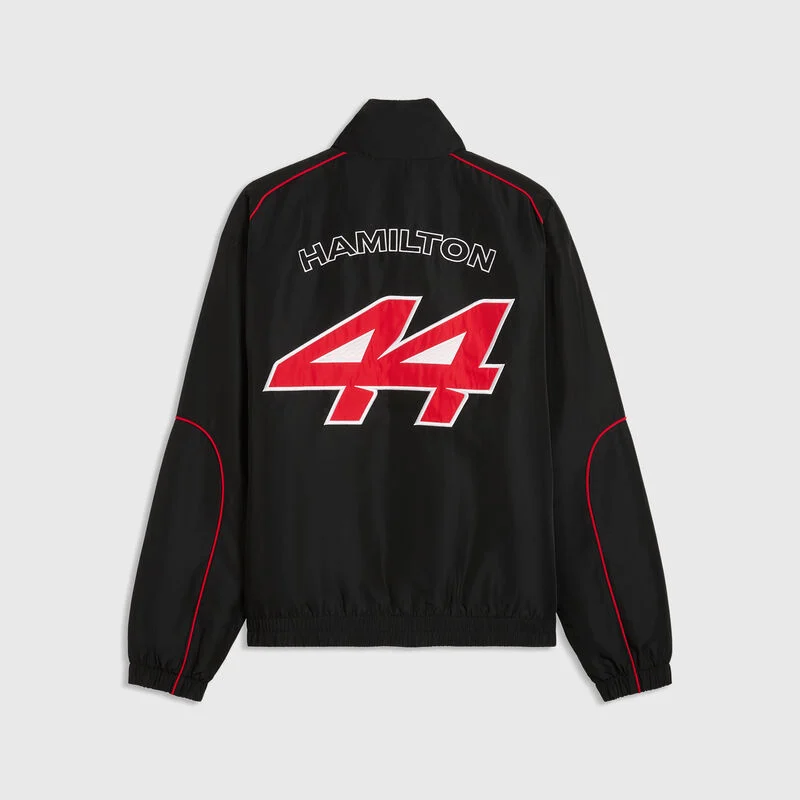 FERRARI FW HAMILTON #44 RACING JACKET BLACK - Imagen 2