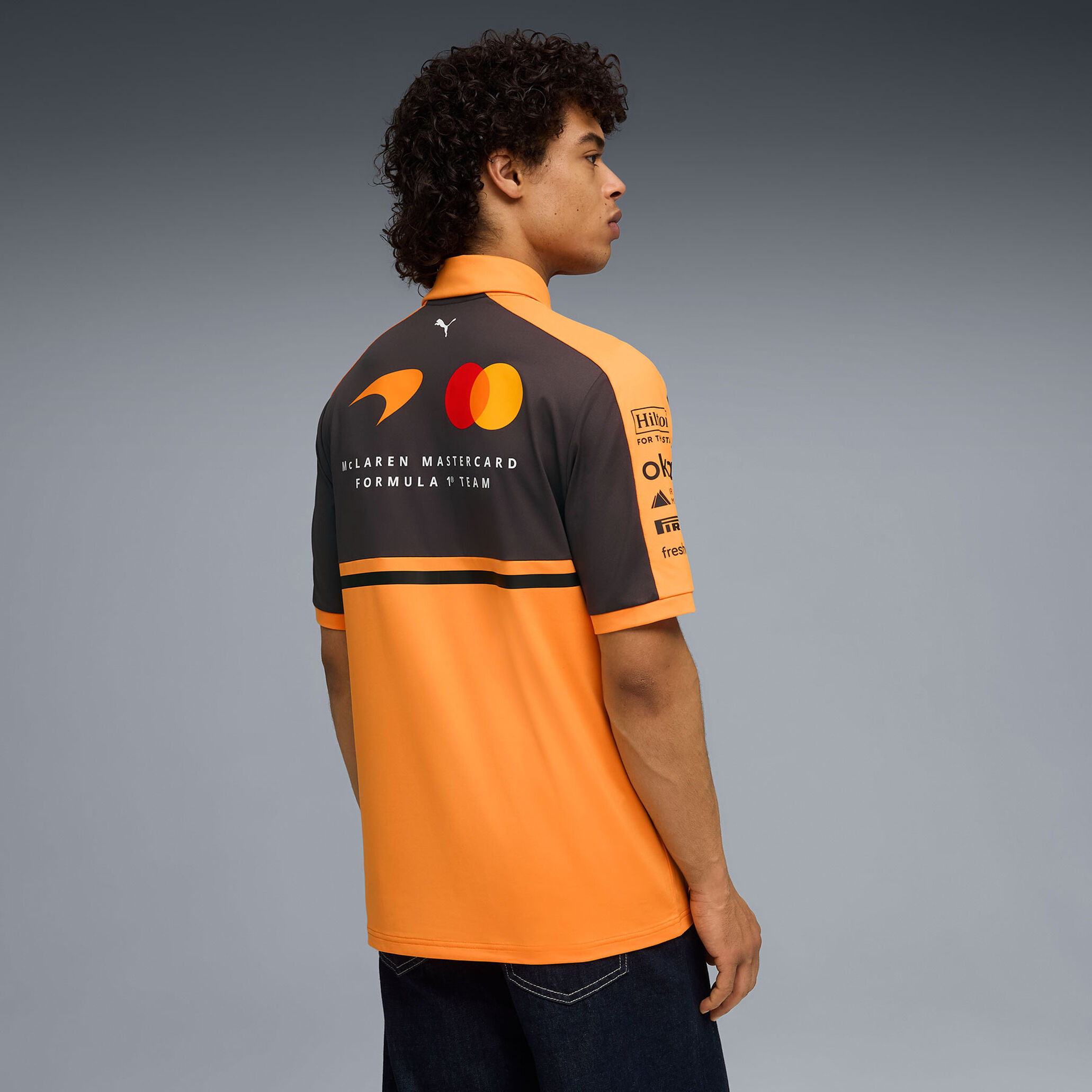 MCLAREN F1 TEAM POLO MENS 2026 PAPAYA - Imagen 3