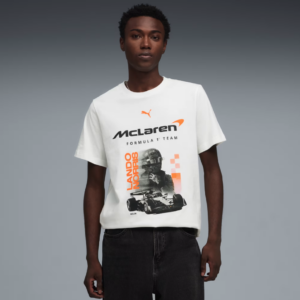 MCLAREN F1 DRIVER TEE NORRIS WHITE MENS
