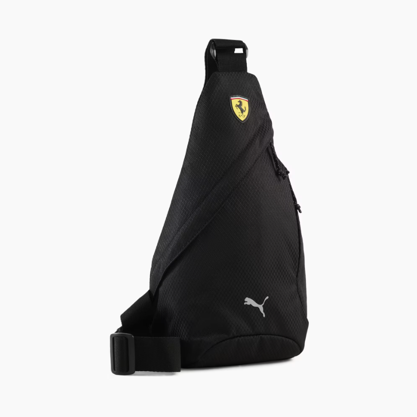 092246 02 FERRARI SLING BAG BLACK 2026 - Imagen 4