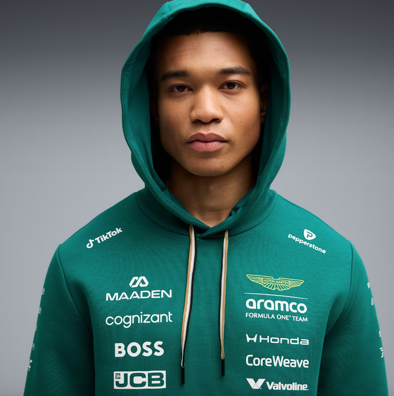 PUMA x ASTON MARTIN ARAMCO F1® TEAM Replica Hoodie Unisex - Imagen 5