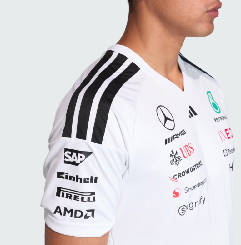 MAPF1 ADIDAS RP JERSEY DRIVER MENS WHITE 2026 - Imagen 3