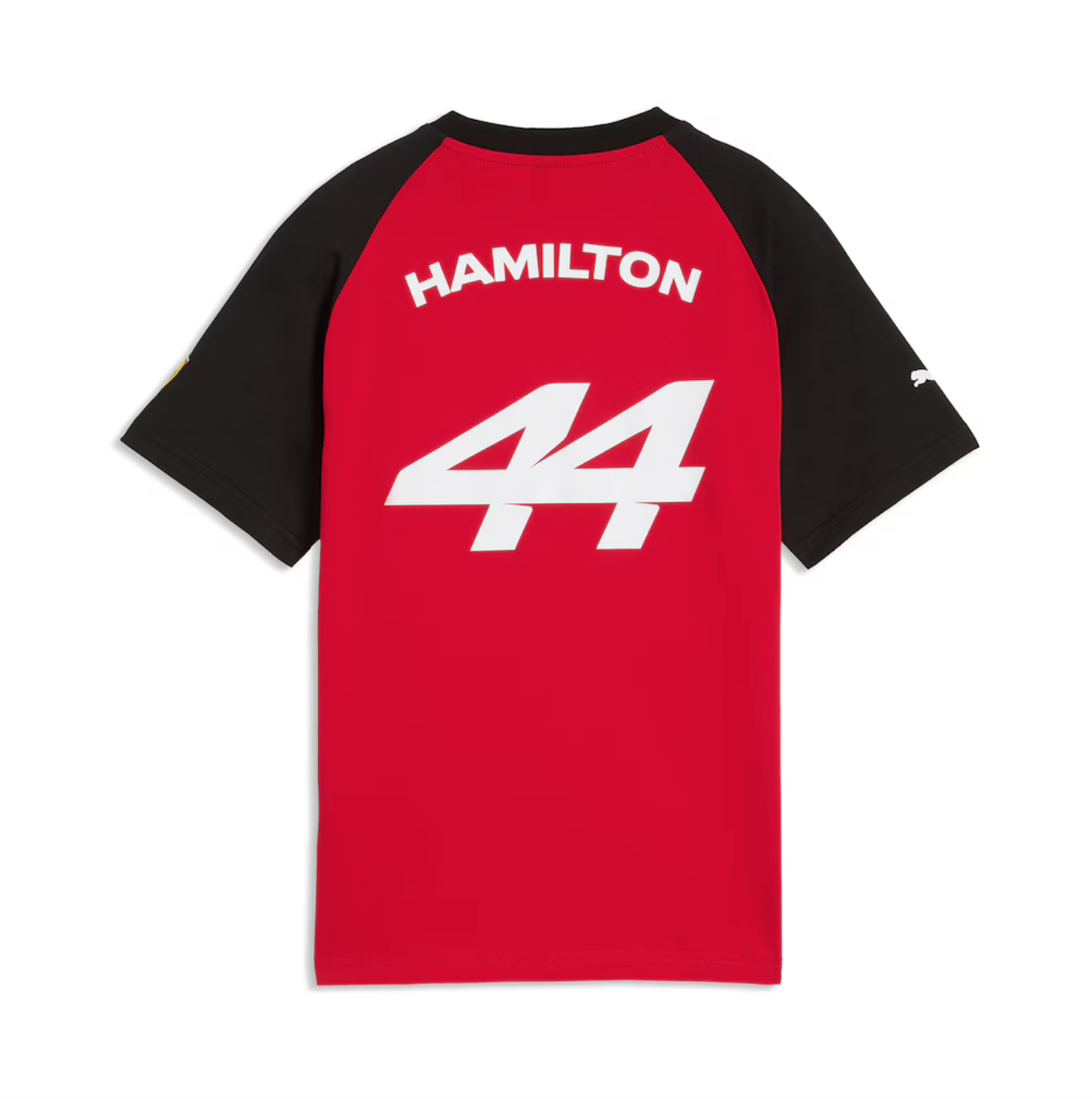 FERRARI FW HAMILTON #44 TEE KIDS ROSSO CORSA-BLACK - Imagen 3