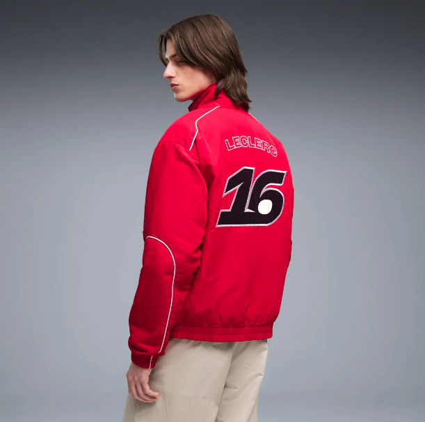 FERRARI FW LECLERC #16 RACING JACKET ROSSO CORSA - Imagen 5