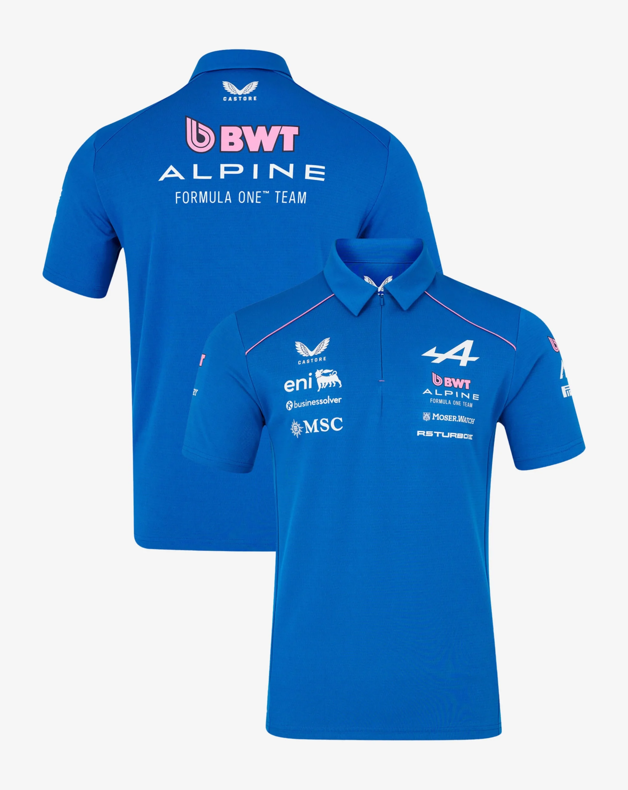 ALPINE F1 TEAM POLO MENS LAPIS BLUE 2026 - Imagen 2
