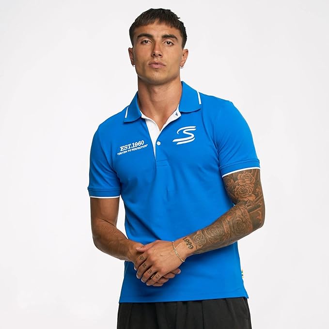 AYRTON SENNA EST 1960 POLO MENS AZUL