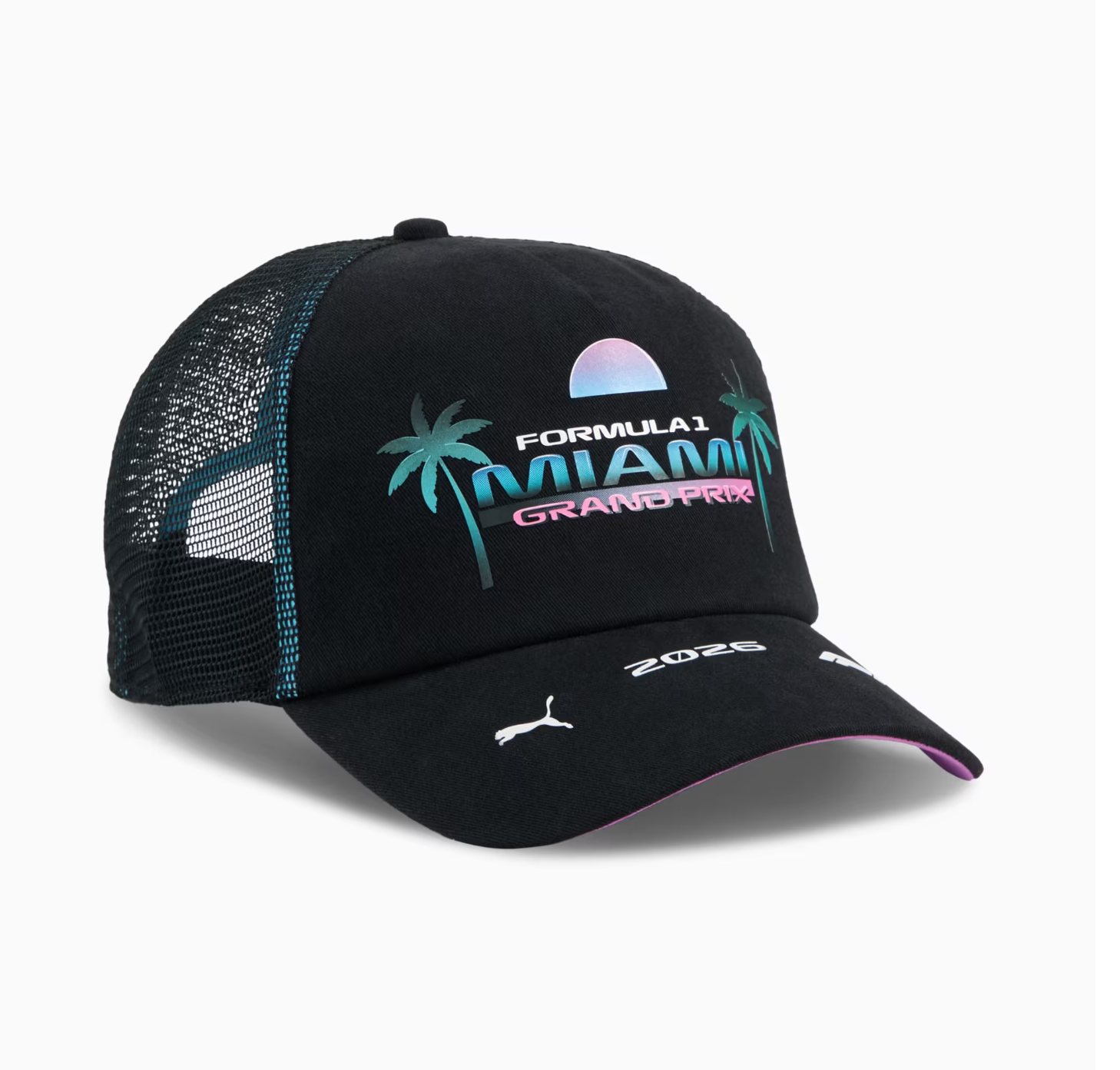 F1 FW SPECIAL EDITION MIAMI TRUCKER CAP BLACK 2026 - Imagen 4