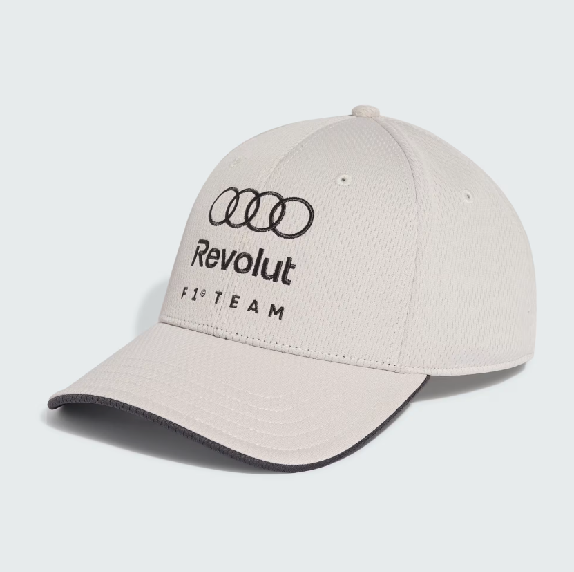 AUDI REVOLUT F1 ENGINEERS & MARKETING SHORT SLEEVE POLO WOMENS CHALK PEARL-IRON METALLIC 2026 (copia)