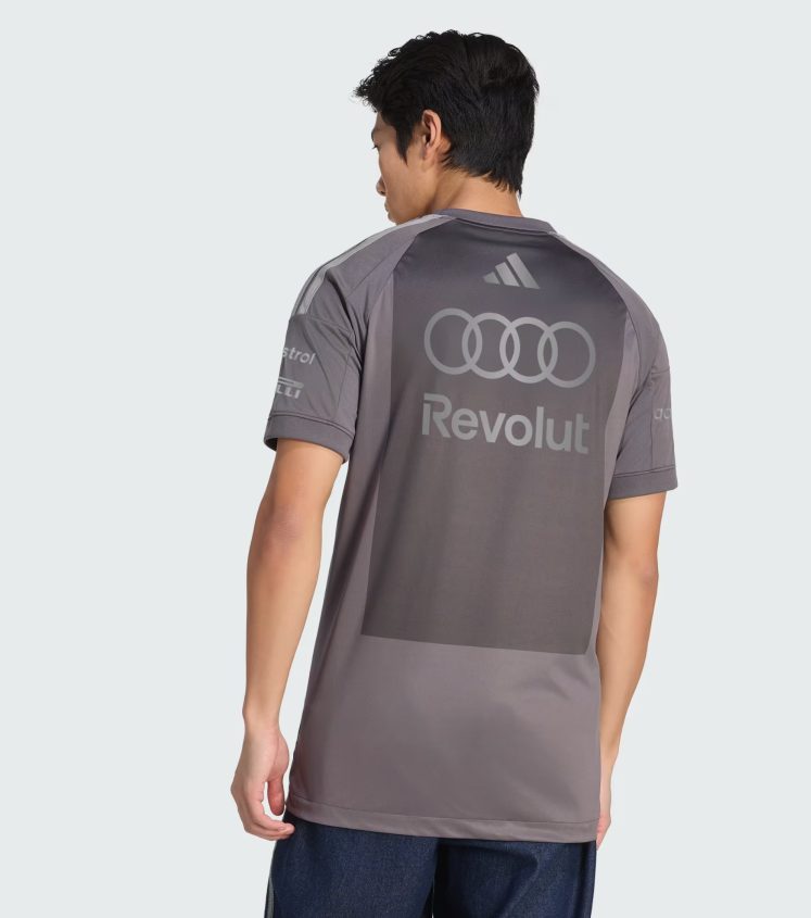 KF0912 L AUDI REVOLUT F1 RP DRIVER JERSEY GREY STRATA 2026 - Imagen 3