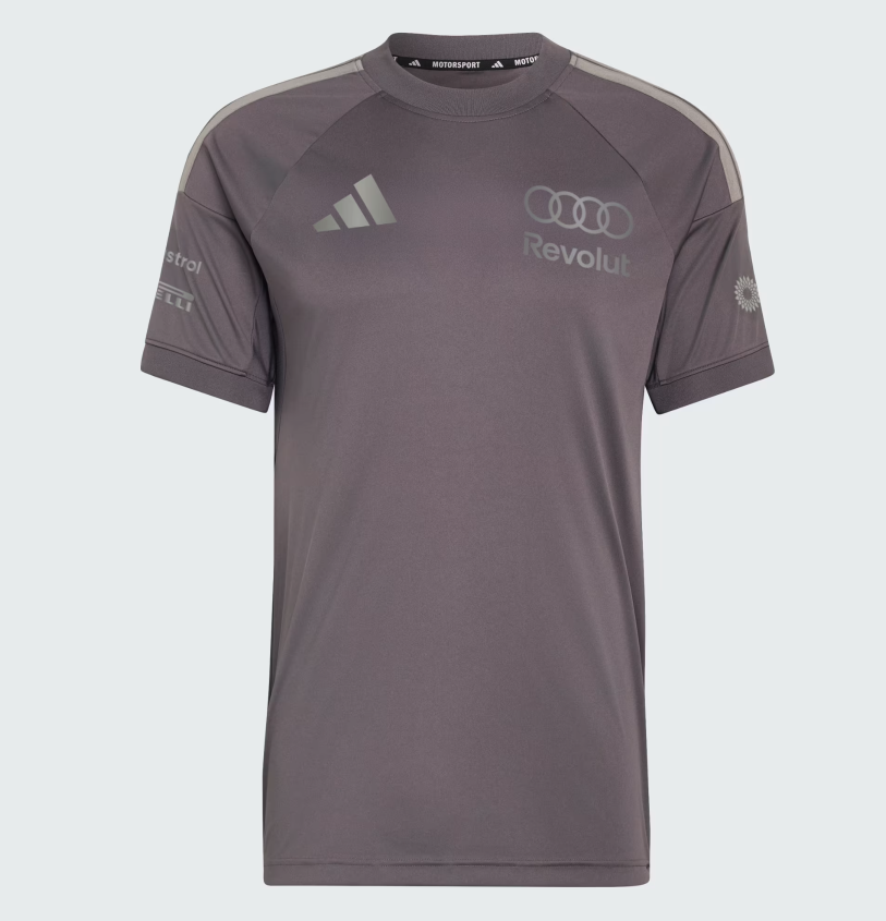 KF0912 L AUDI REVOLUT F1 RP DRIVER JERSEY GREY STRATA 2026 - Imagen 4