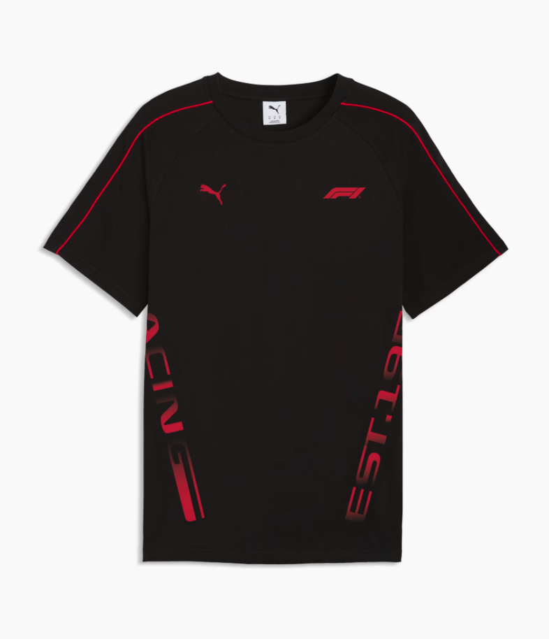 F1 FW LIFESTYLE T7 TEE BLACK - Imagen 4