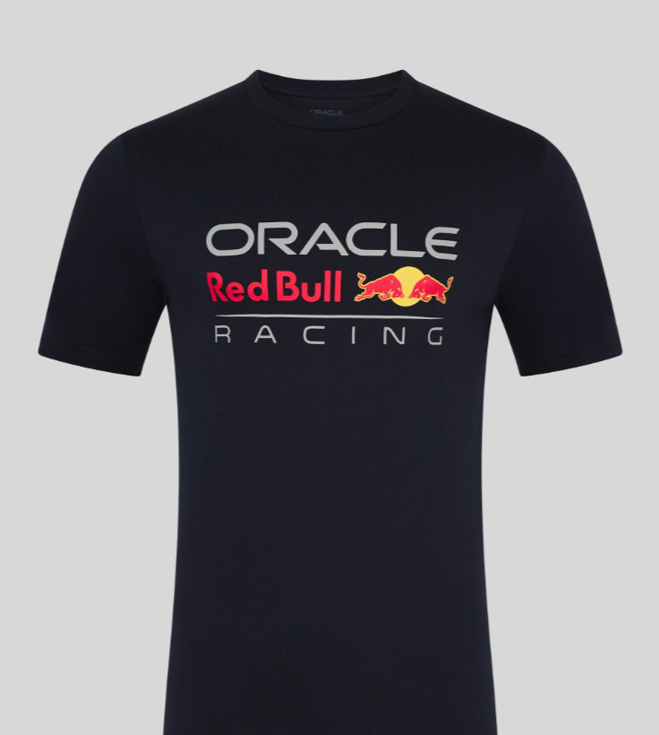 Red Bull Racing F1 Kids Large Front Logo T-shirt – Youth Blue