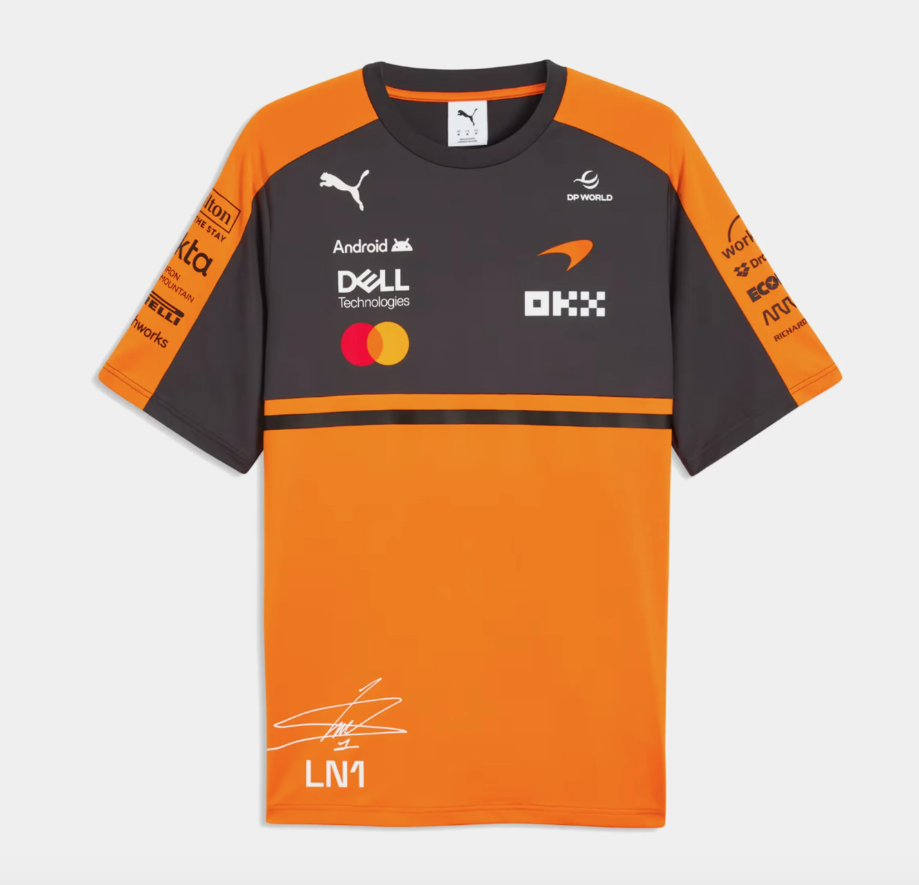 MCLAREN F1 NORRIS #1 TEE PAPAYA 2026 - Imagen 2