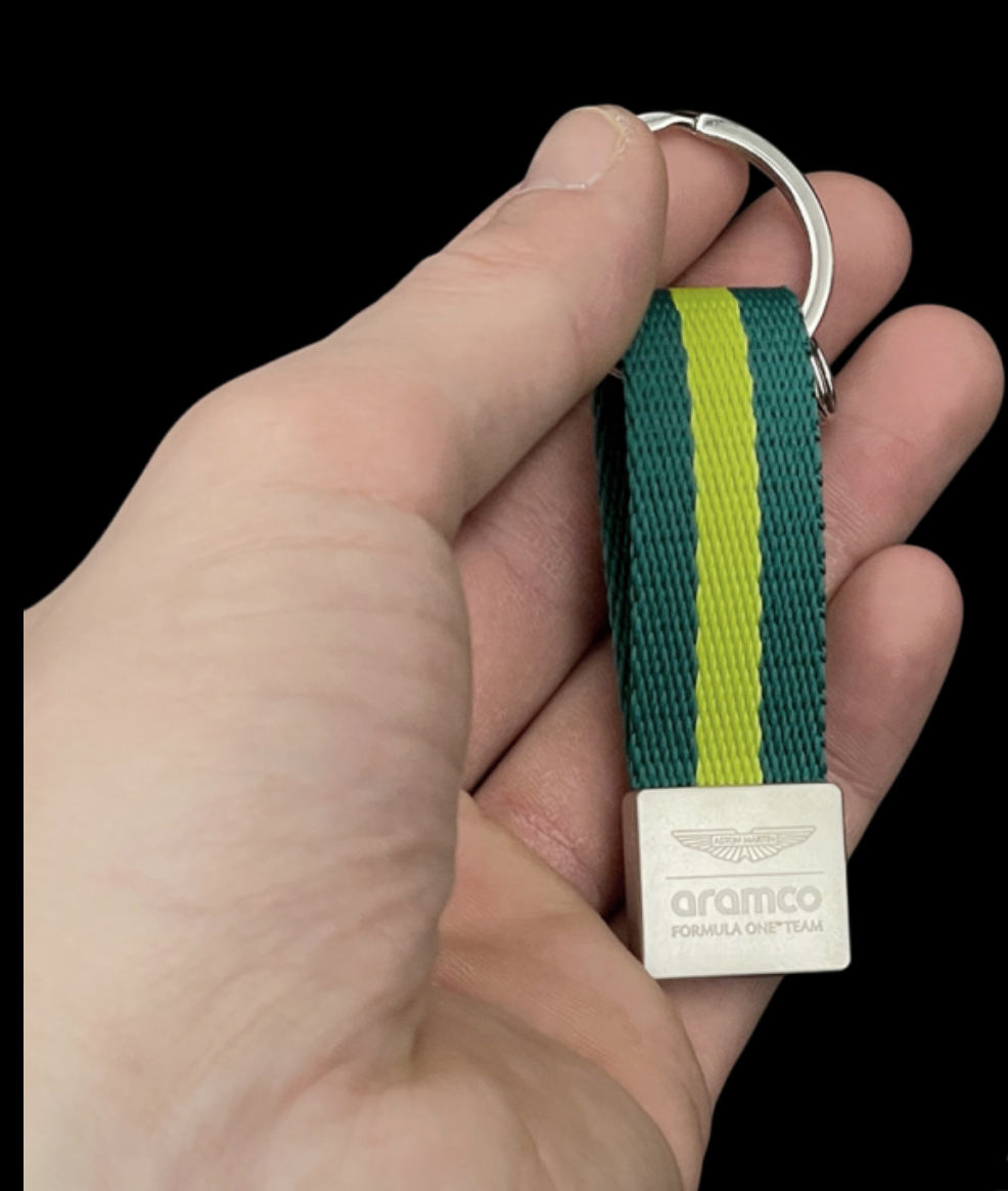 ASTON MARTIN F1 FW LOGO KEYRING - Imagen 4