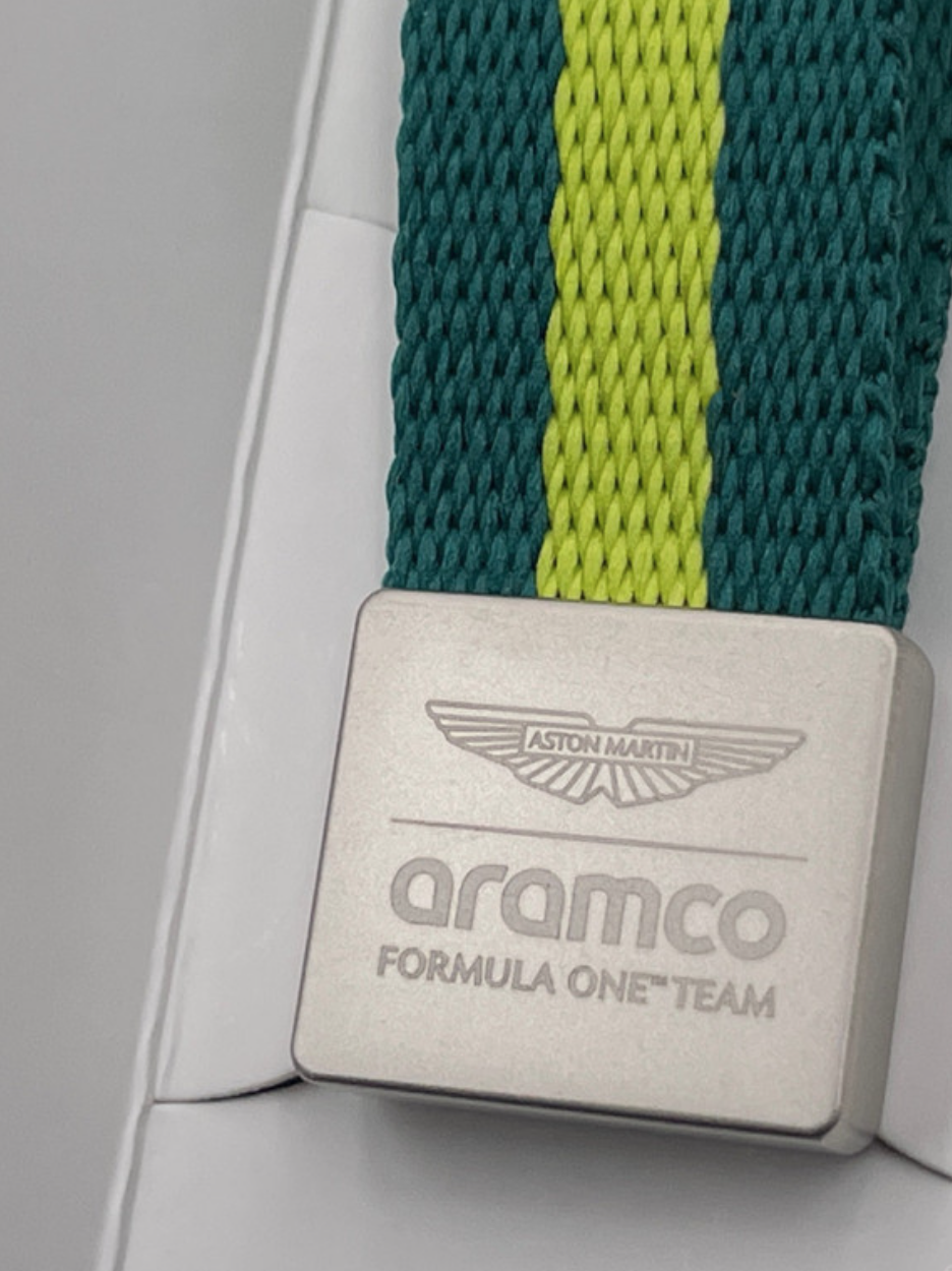 ASTON MARTIN F1 FW LOGO KEYRING - Imagen 2