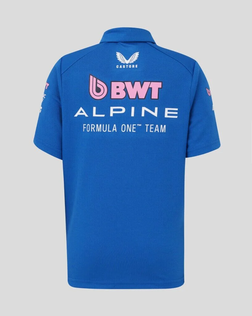 ALPHINE F1 TEAM POLO JUNIOR LAPIS BLOUE 2026 - Imagen 2