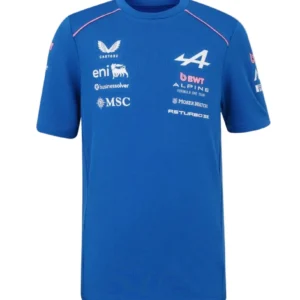 Alpine Racing F1 2026 Kids Team Set Up T-Shirt - Youth Lapis Blue