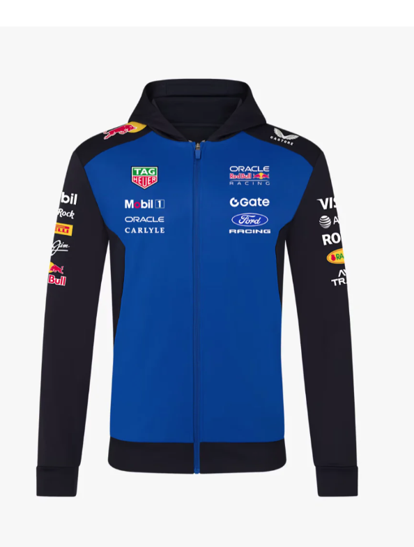 Sudadera con capucha y cremallera completa del equipo Red Bull Racing 2026