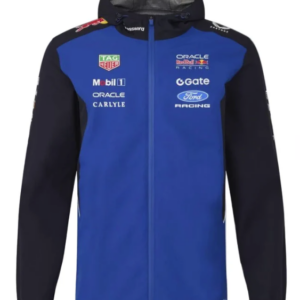 Red Bull Racing F1 2026 Team Rain Jacket - Blue/Navy