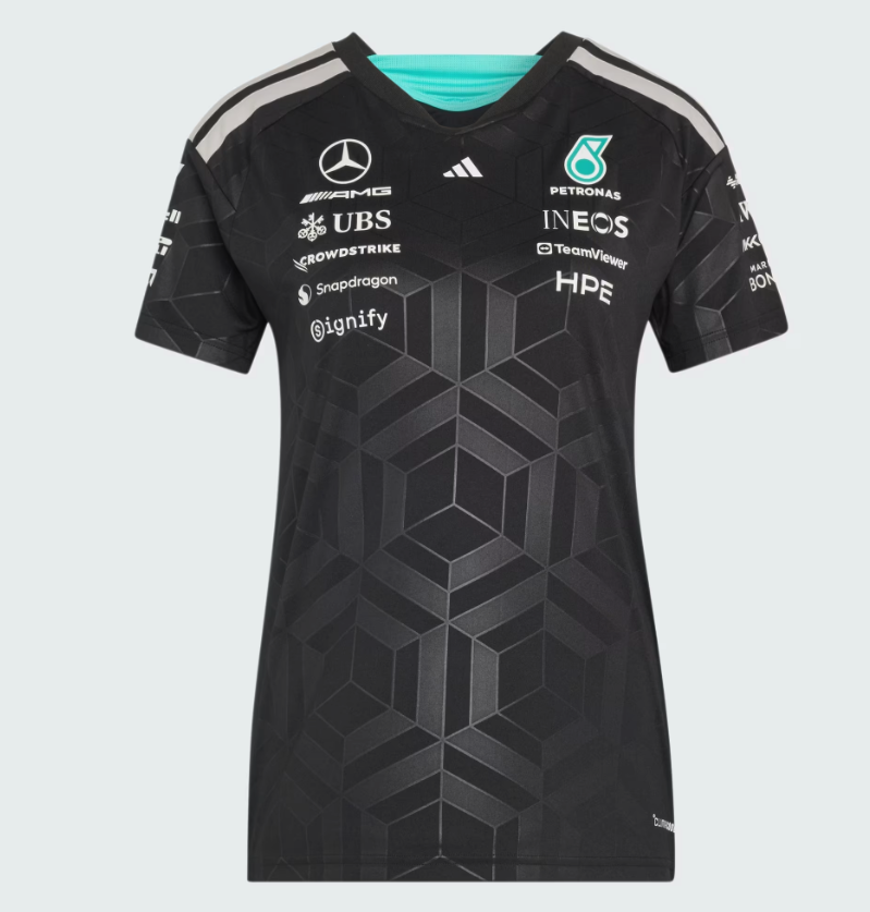 MAPF1 ADIDAS TEAM JERSEY RP FANS WOMENS BLACK 2026 - Imagen 3