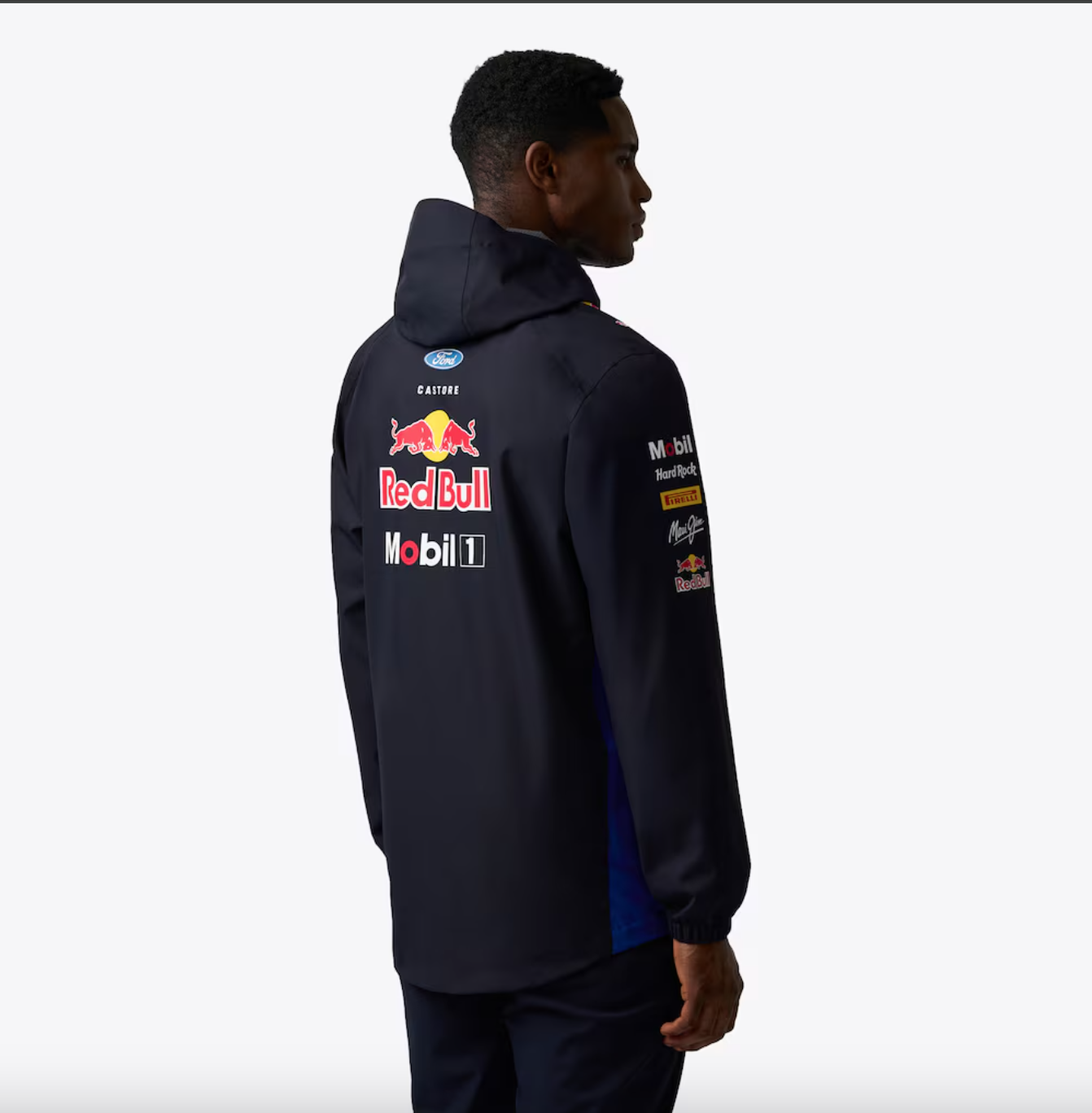 Red Bull Racing F1 2026 Team Rain Jacket - Blue/Navy - Imagen 7