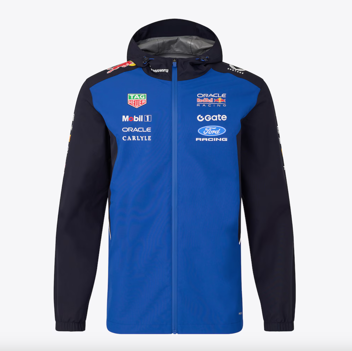 Red Bull Racing F1 2026 Team Rain Jacket - Blue/Navy - Imagen 8