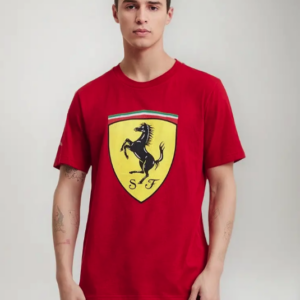 Playera Puma Ferrari Fanwear Big Shield Tee