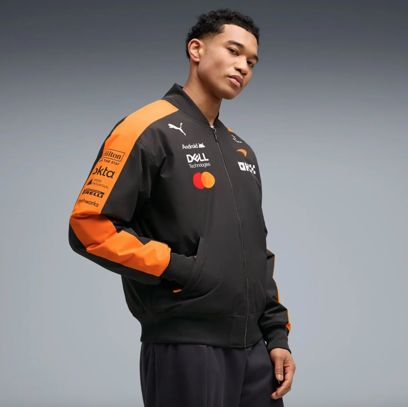 McLaren F1 2026 Team Bomber Jacket - Papaya