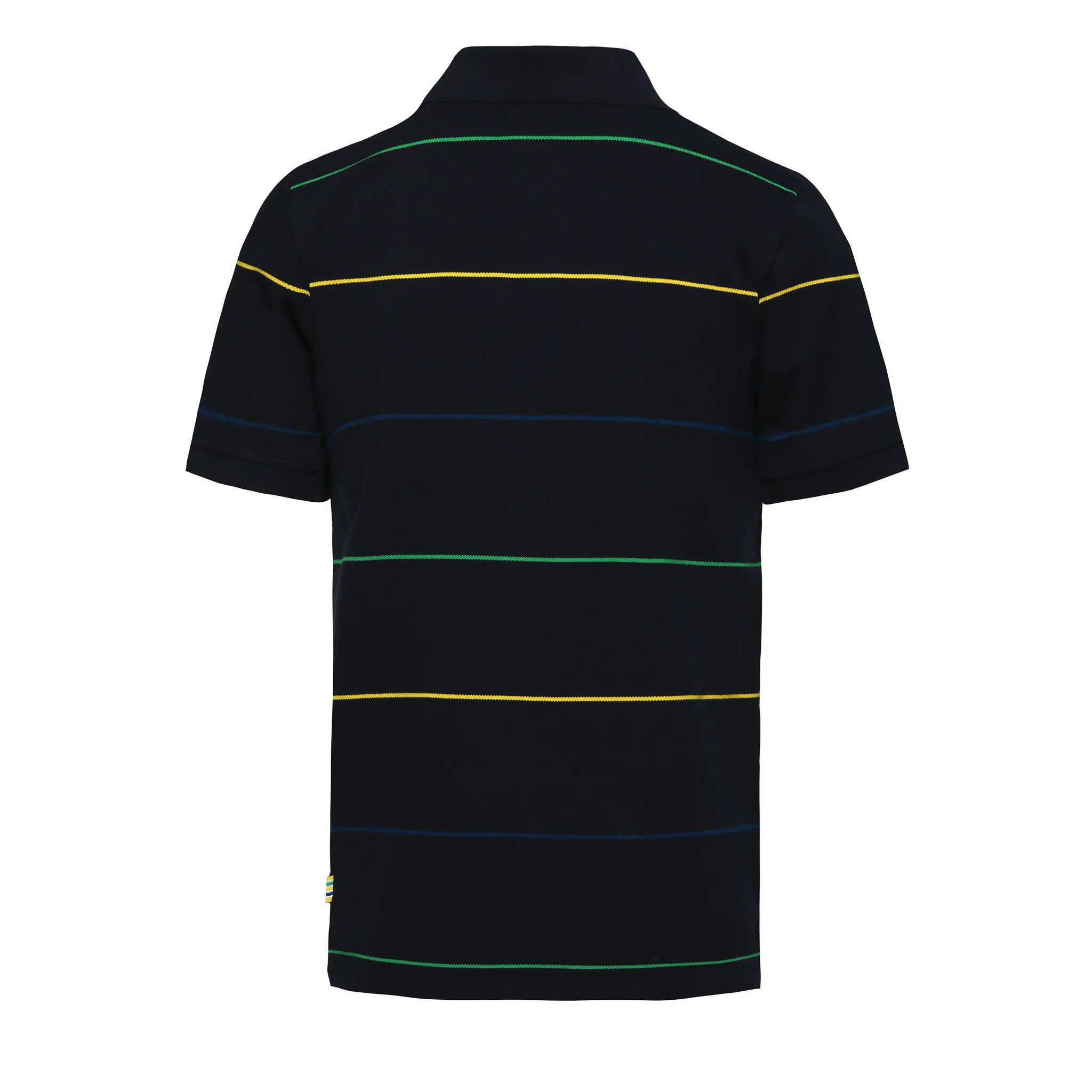 AYRTON SENNA STRIPE POLO NAVY MENS - Imagen 4