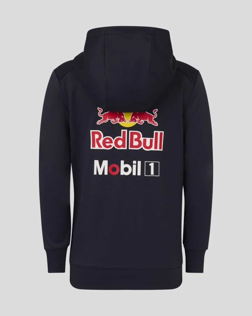 Red Bull Racing F1 Kid's 2026 Team Pullover Hoodie- Youth Blue/Navy - Imagen 2