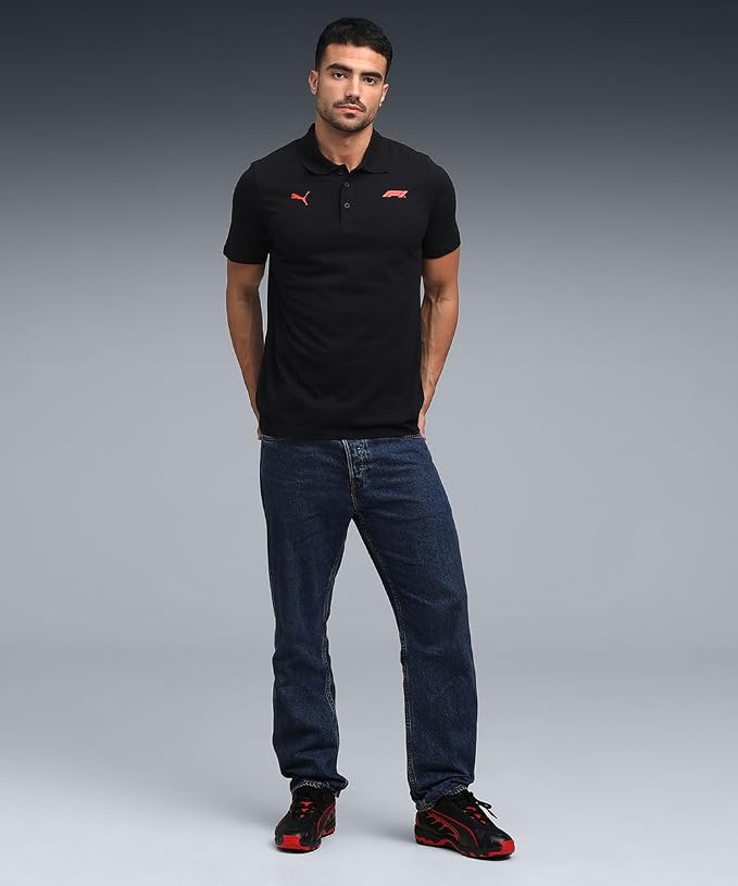 F1 ESS LOGO POLO BLACK - Imagen 3