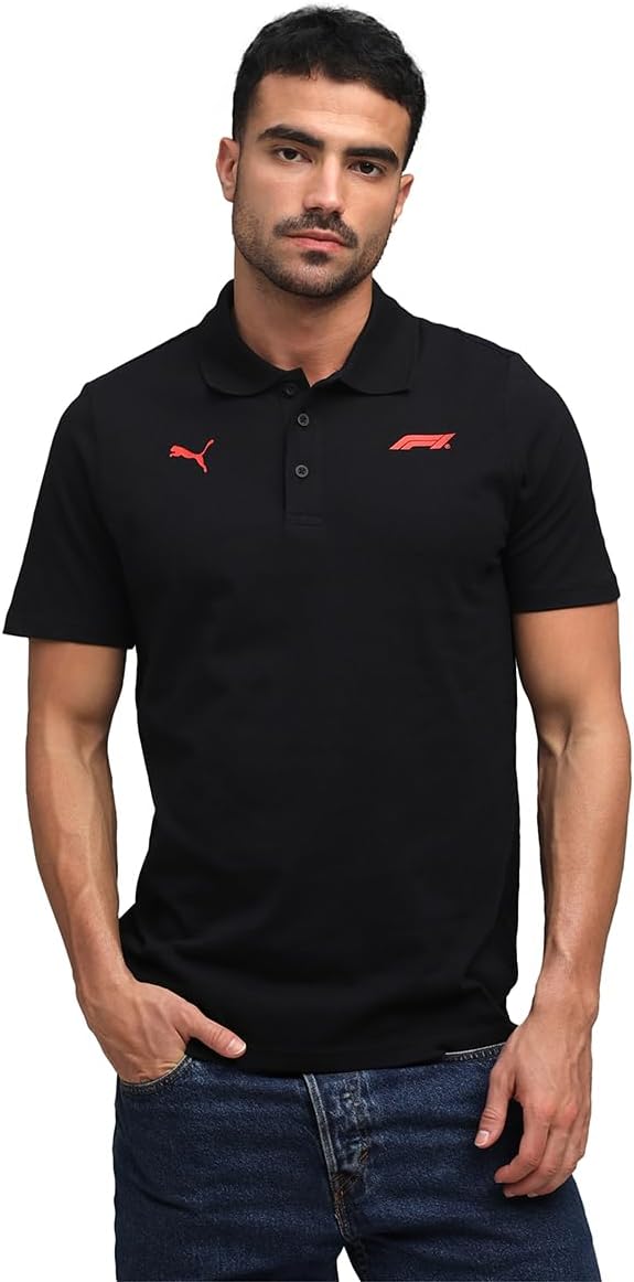 F1 ESS LOGO POLO BLACK - Imagen 2