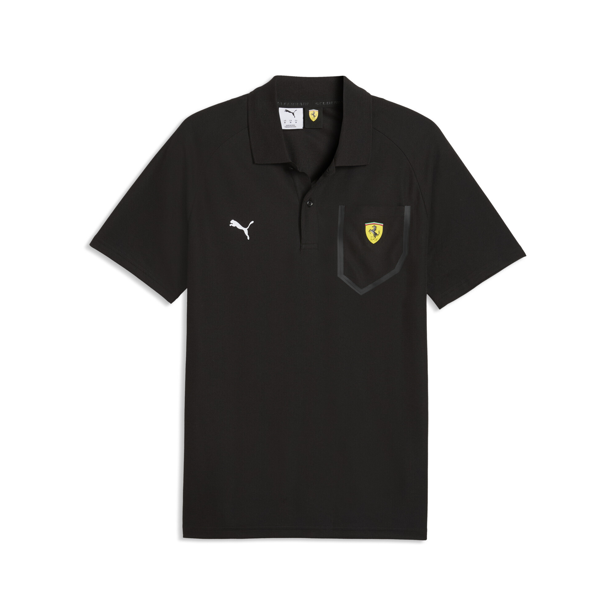FERRARI TECH POLO BLACK - Imagen 5