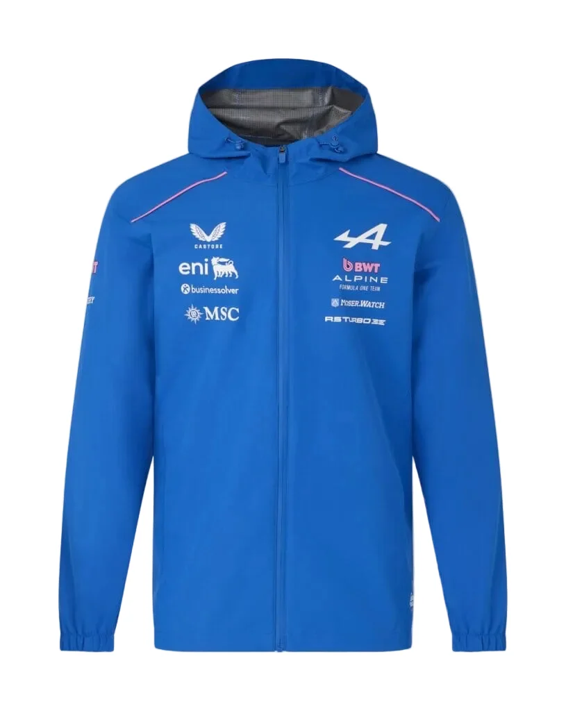 Alpine Racing F1 2026 Team Rain Jacket - Lapis Blue - Imagen 6