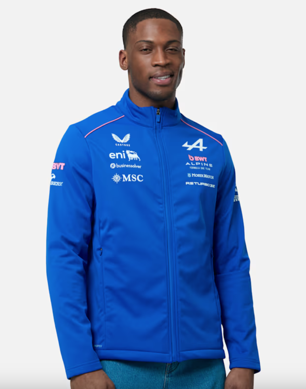 Alpine Racing F1 2026 Team Softshell Jacket - Lapis Blue