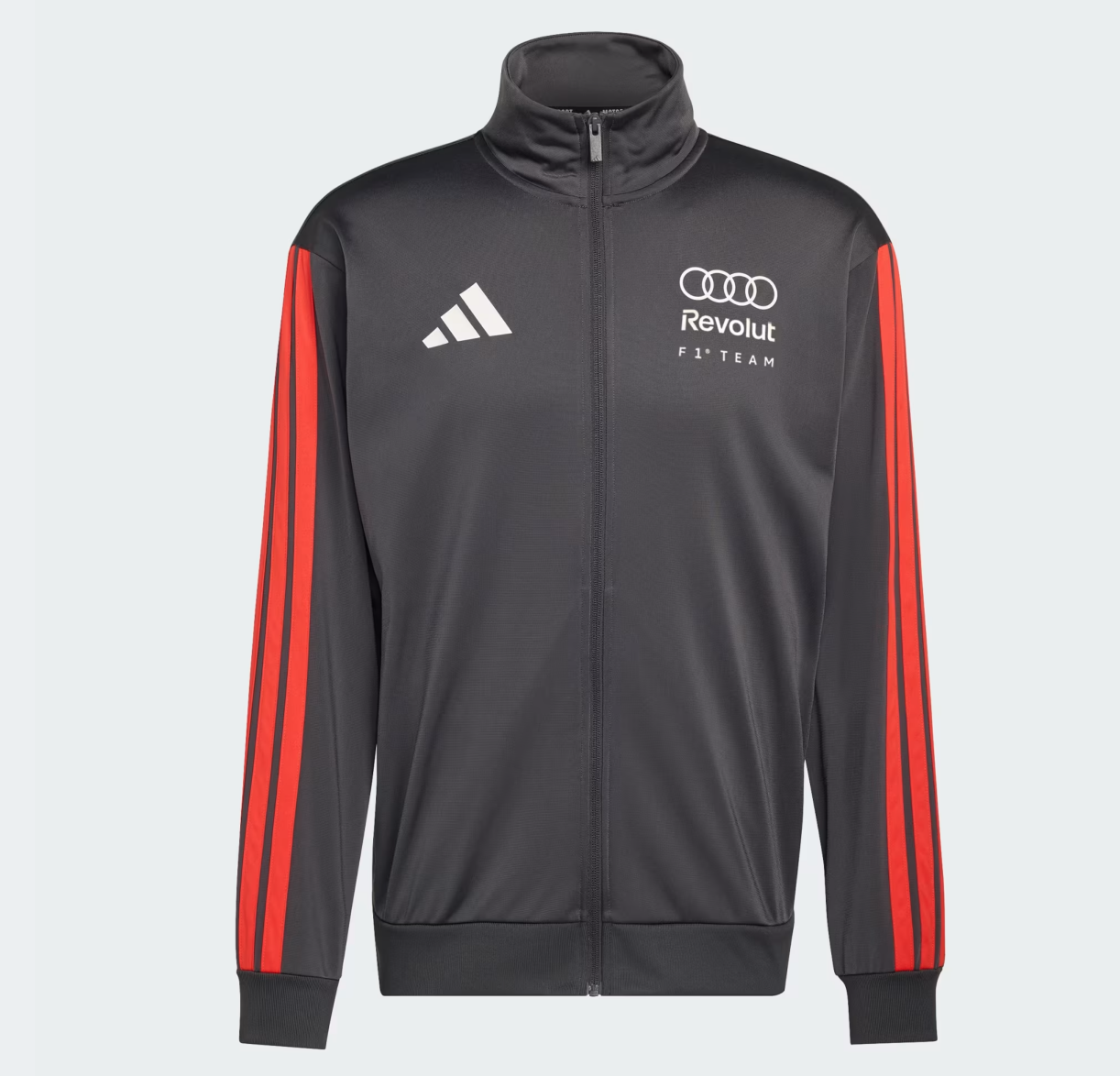 AUDI REVOLUT F1 ADIDAS DNA TRACK TOP FULL-ZIP JACKET UTILITY BLACK - Imagen 4