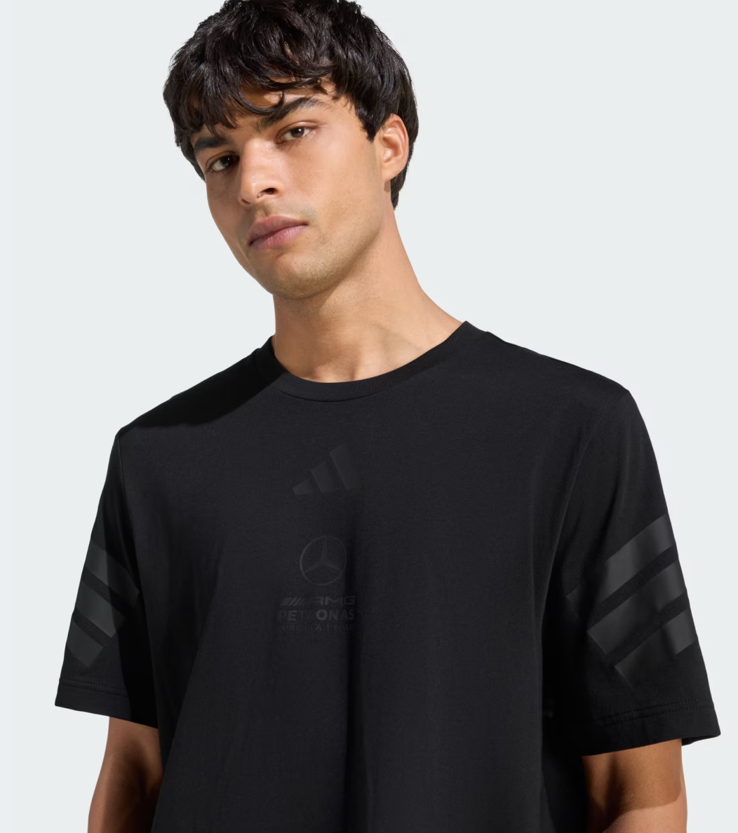 MAPF1 ADIDAS NIGHT TEE MENS BLACK NOIR