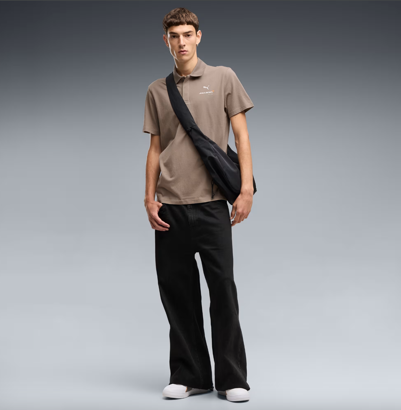 MCLAREN SMALL LOGO POLO BEIGE - Imagen 3