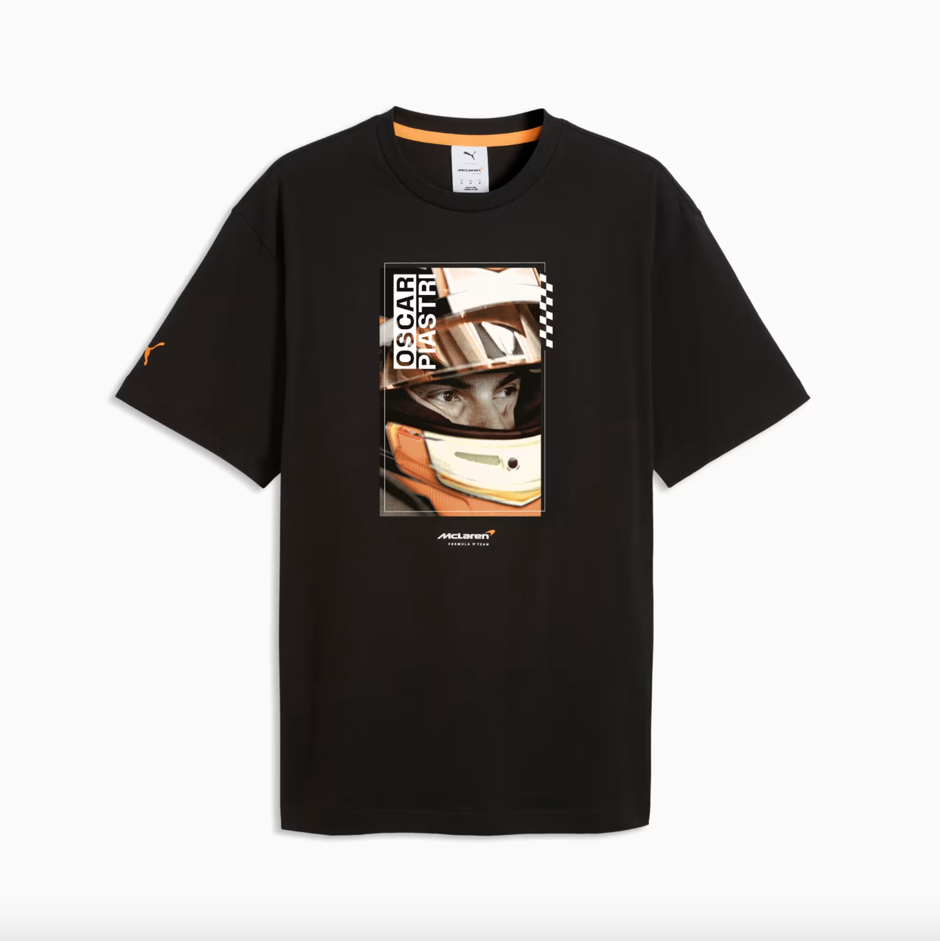 MCLAREN RACING DRIVER TEE PIASTRI BLACK - Imagen 3