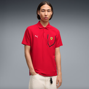 FERRARI TECH POLO ROSSO CORSA