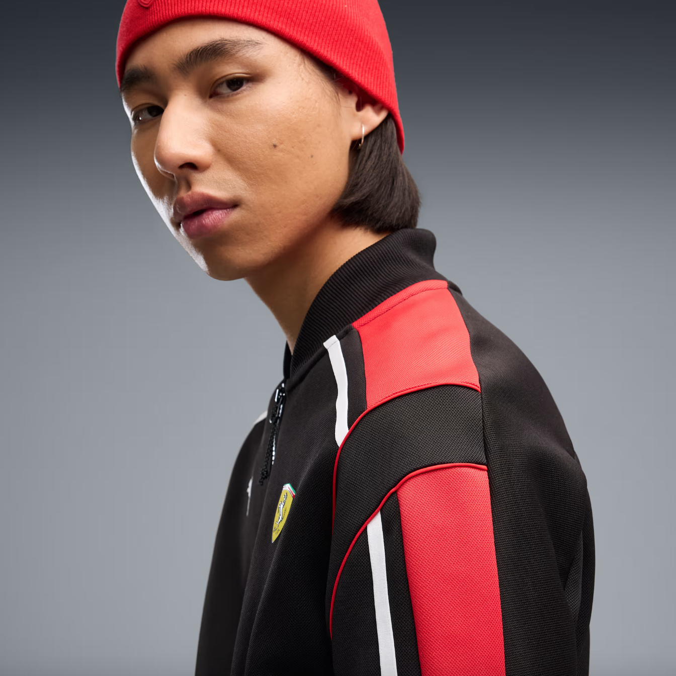 FERRARI MT7 TRACK JACKET BLACK - Imagen 5