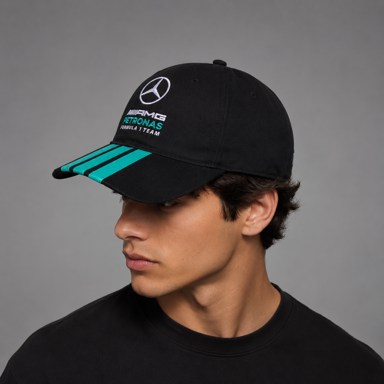 MAPF1 ADIDAS DNA 3STRIPE CAP BLACK/MINT RUSH